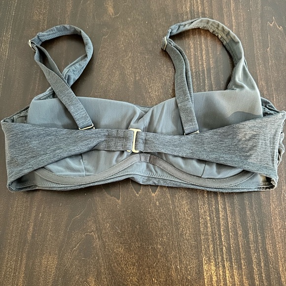 Athleta Gray Swimsuit Top (36 B/C) - Picture 2 of 3